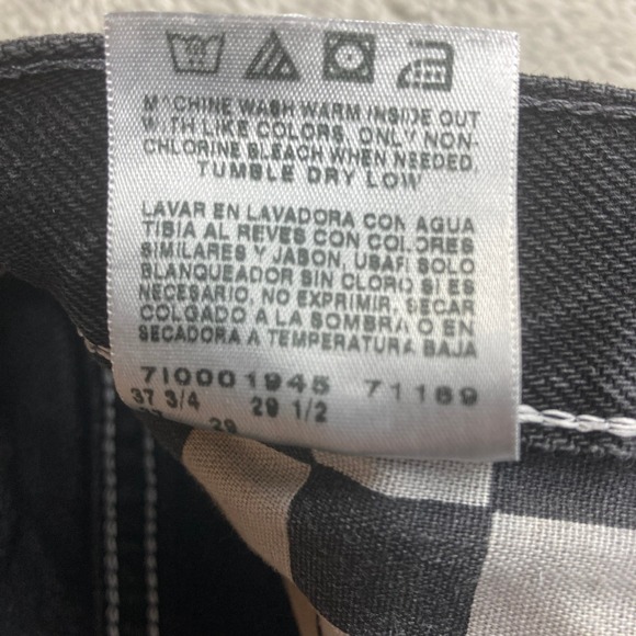 Vintage Wrangler Dale Earnhardt 3 Jeans Black Wash Denim Mens 36x29 - Picture 14 of 15